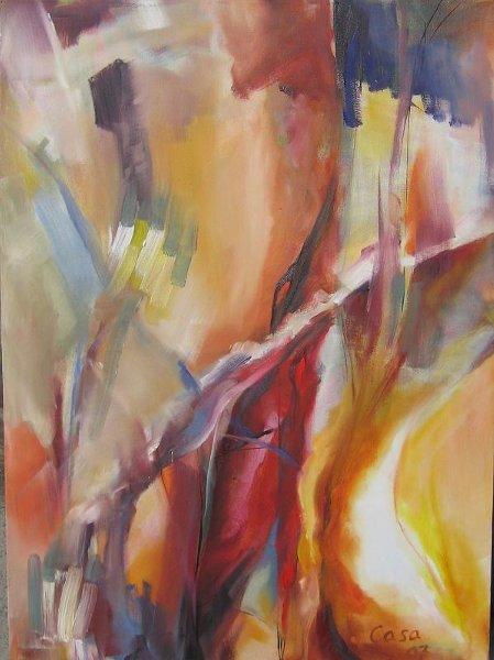 Feuersbrunst.jpg - 40x60, Acryl auf Leinwand