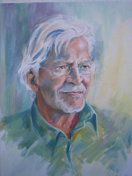 portrait-Karl-Wolf.jpg - 50x60 cm, Acryl auf Leinwand